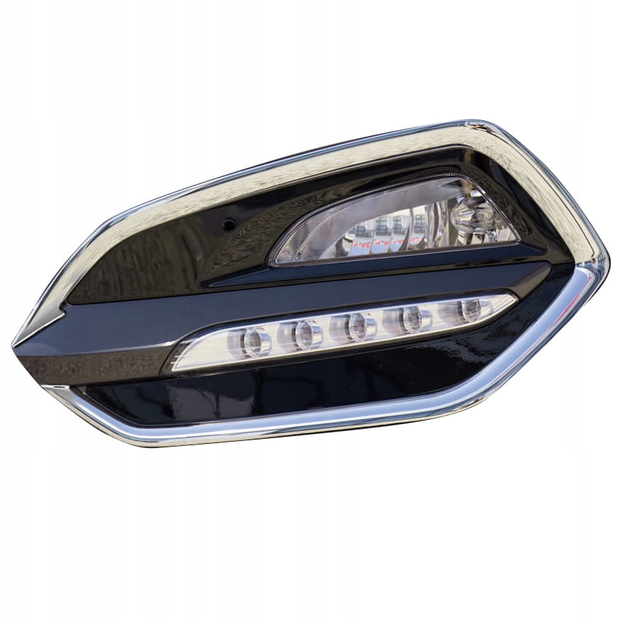 HYUNDAI TUCSON III TL 2015-2018 OZDOBNE NAKŁADKI HALOGENÓW PRZÓD