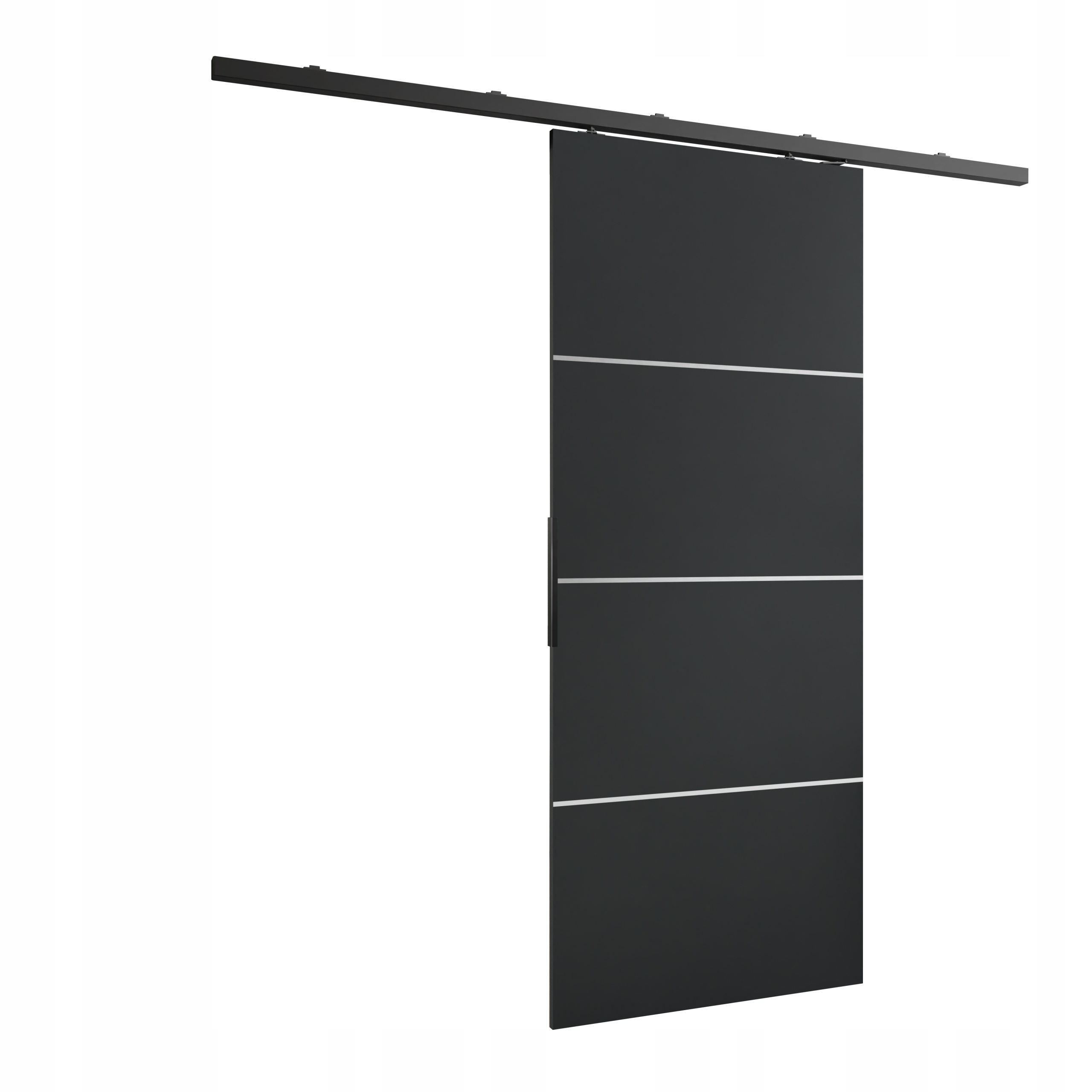 Posuvné nástěnné dveře HS-45 Multi Plus 90 grafit antracit