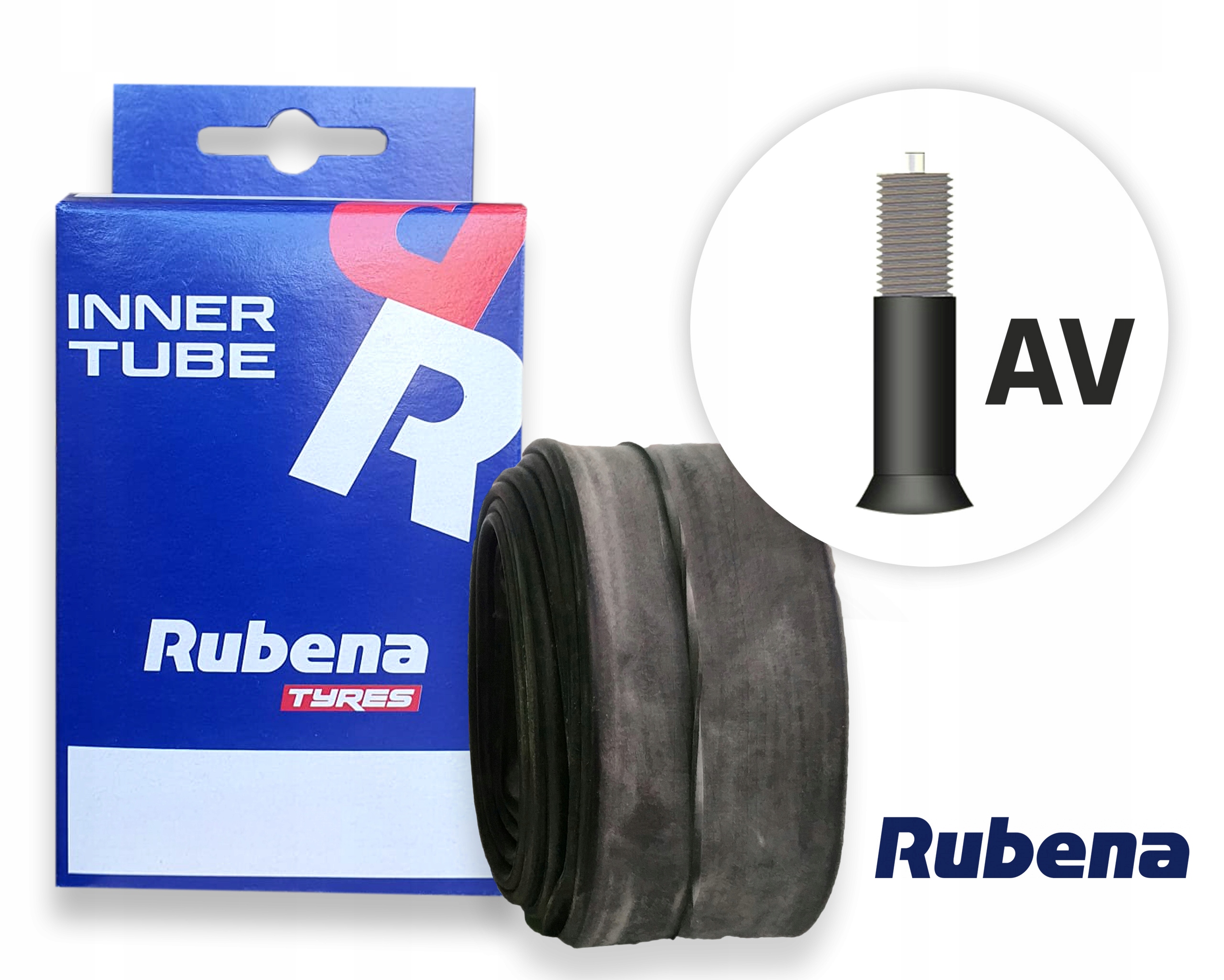 Dętka rowerowa Rubena AV48 27,5x1,75-2,45 47/62-584/597