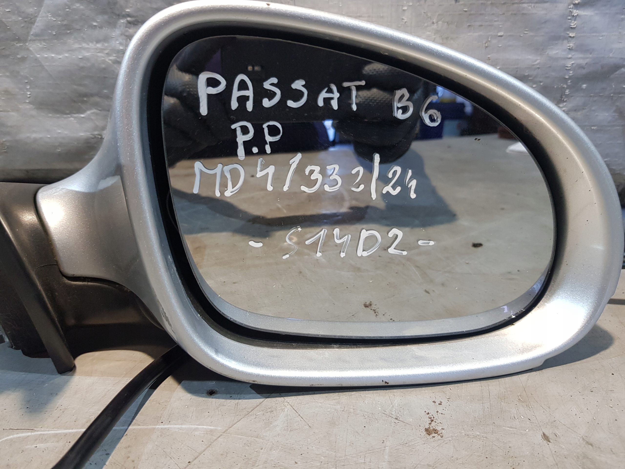 Spiegel äußere rechts VW PASSAT B6 6 PIN