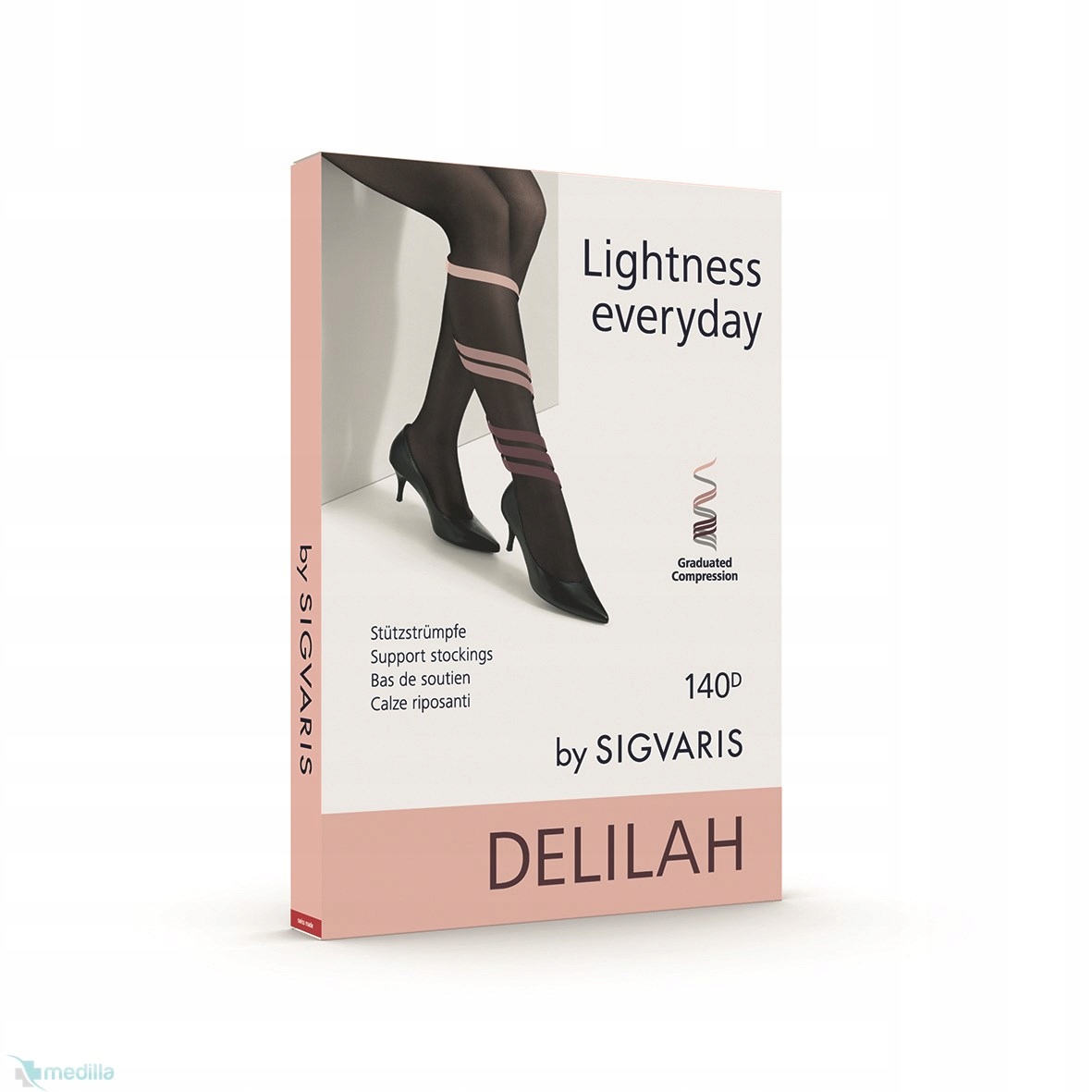 

Podkolanówki prof. (1) Sigvaris Delilah 140D