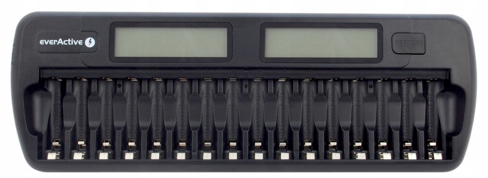 Nabíjačka EverActive NC-1600 pre 16 batérií Aa/aaaa s LCD