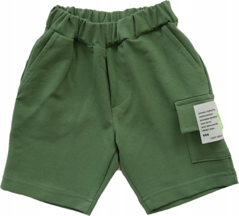 

Bawełniane spodenki Gamet naszywki 164 zielone