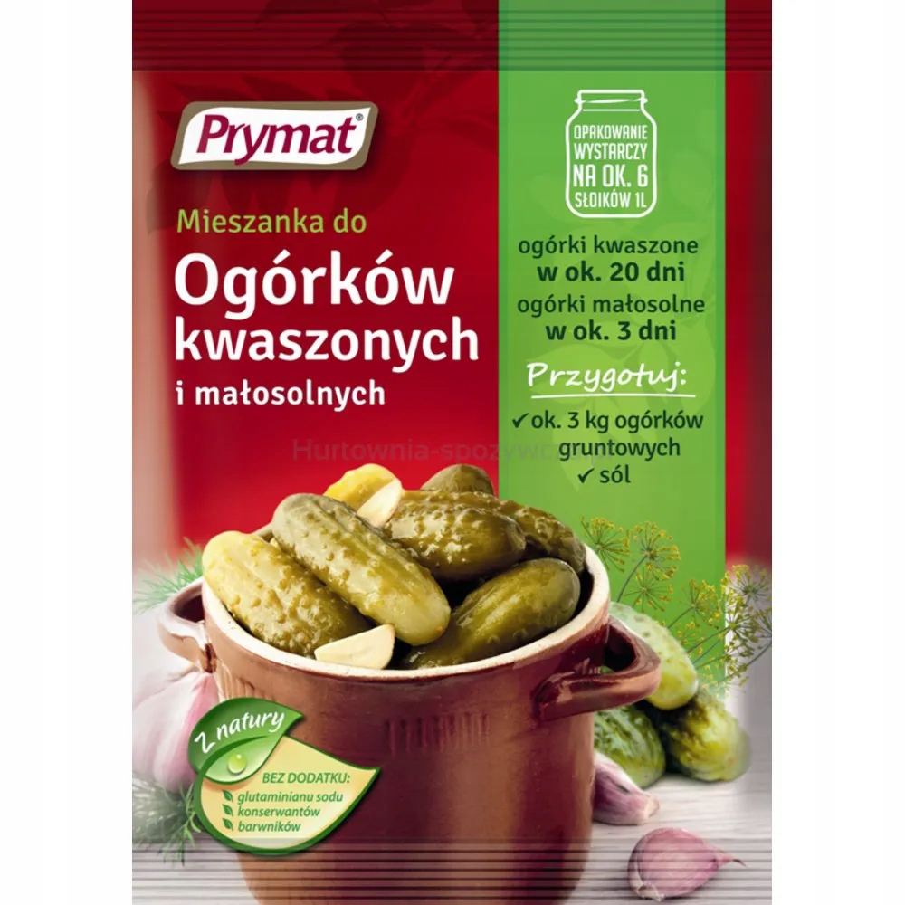 Prymat Směs na kyselé a malosolené okurky 40 g