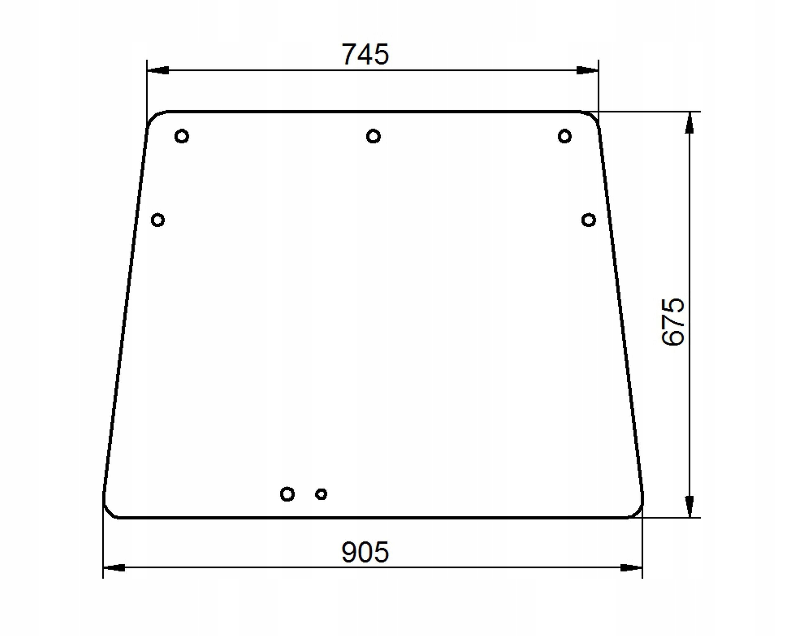 čelní sklo pro traktoru Deutz-Fahr 04401518