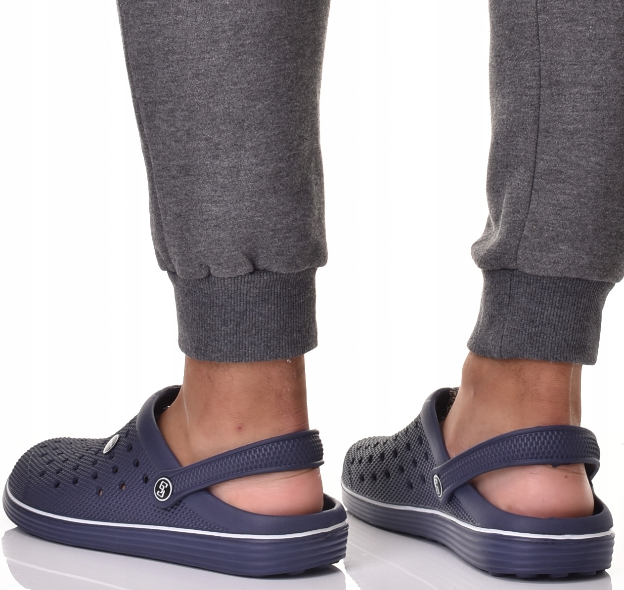 KROKSY MĘSKIE CHODAKI LEKKIE PIANKOWE KLAPKI BUTY OGRODOWE Marka bez marki