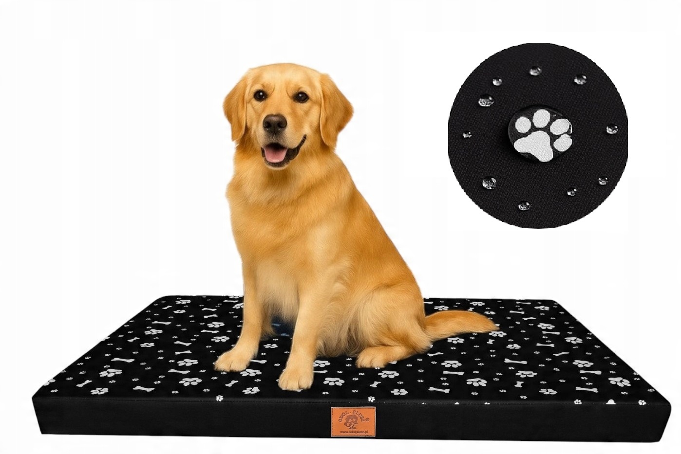 Levně Pelíšek Pro Psa Voděodolné Pěnová Podložka Matrace Podložka Potah 100x70x7