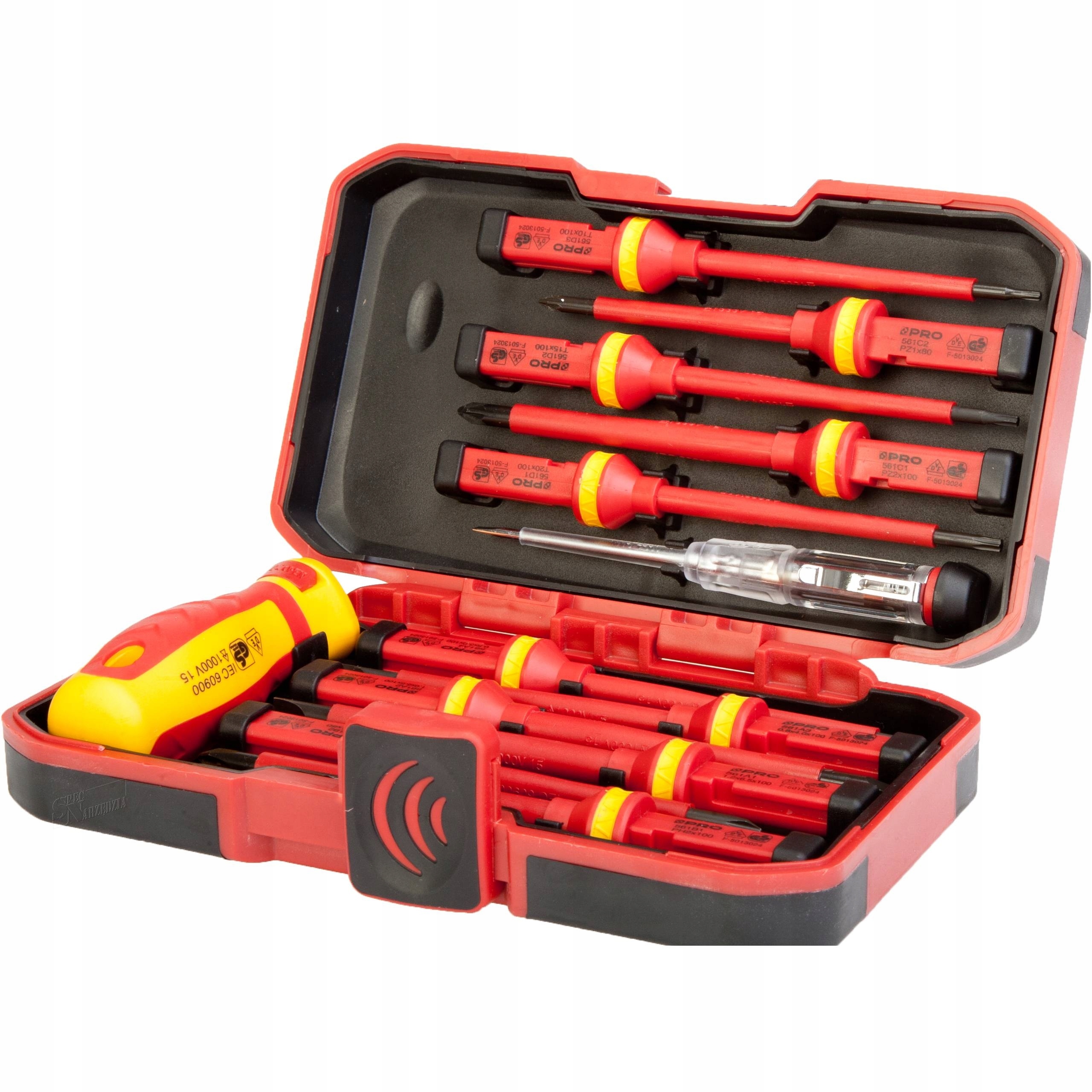 PRO Zestaw wkrętaków izolowanych dla Elektryków