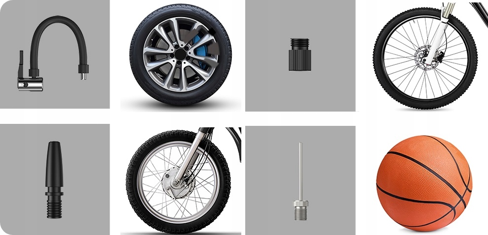 BASEUS WIELOFUNKCYJNY KOMPRESOR SPRĘŻARKA POMPKA SAMOCHODOWA 12V Z LATARKĄ Marka Baseus