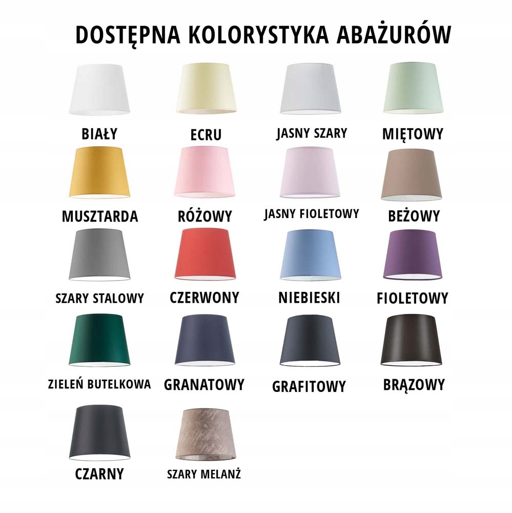 Nowoczesna lampka stołowa SIENA E27 biała Zasilanie sieciowe