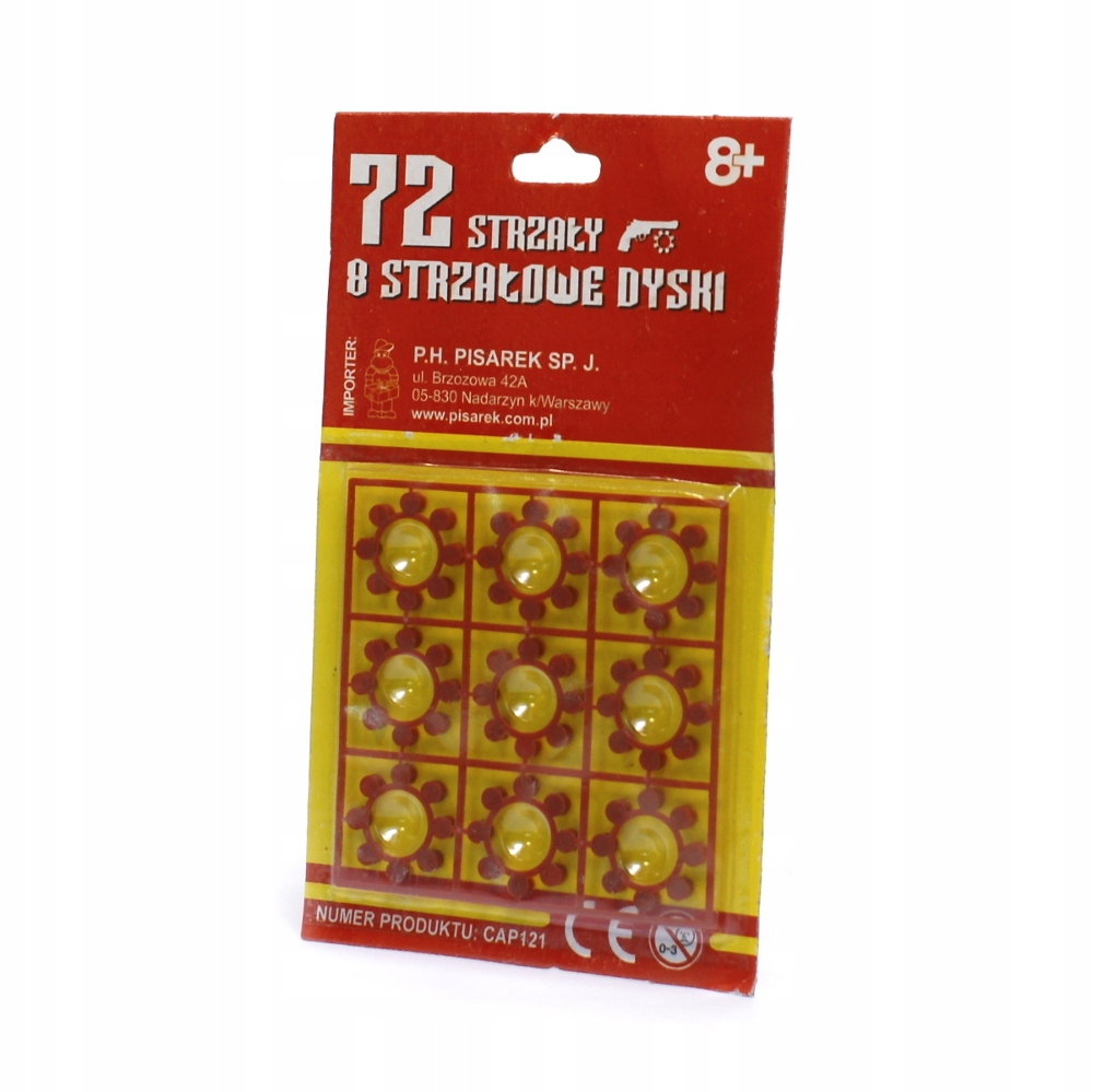 KAPISZONY SPŁONKA NABOJE DO PISTOLETU 72szt