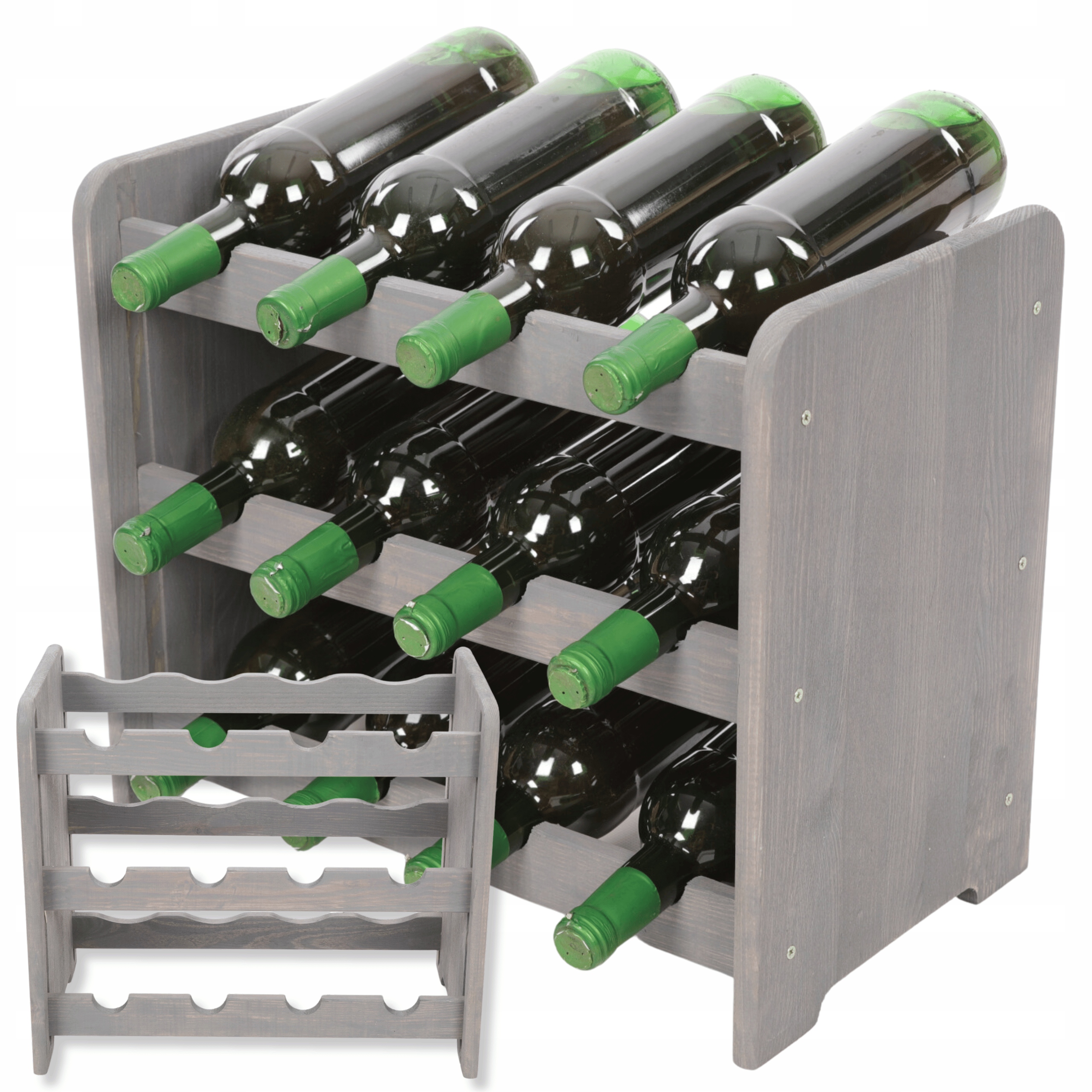 Regál na víno, láhve, nápoje, stojan na víno, láhve, skříňka na alkohol, 12 lahví