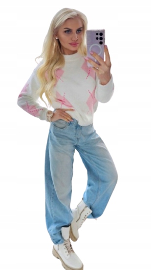 Svetr Cameron Bílý