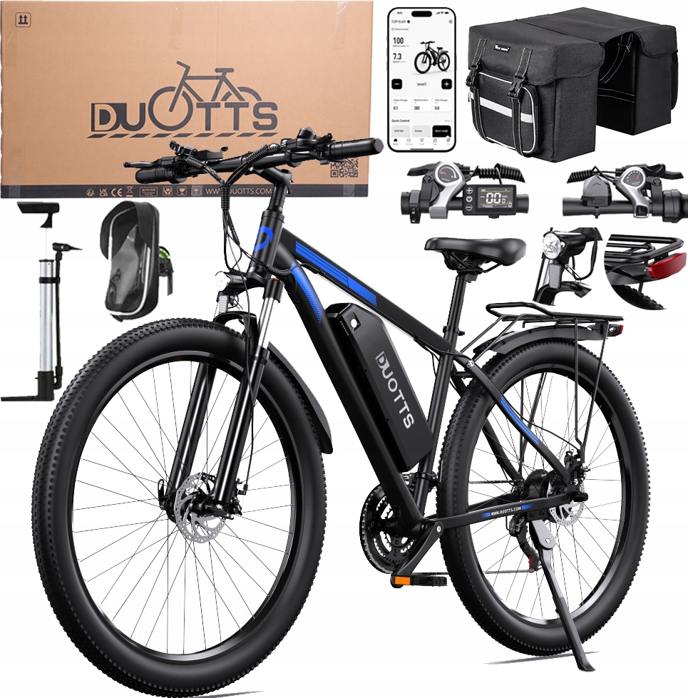 Pojazd Elektryczny Duotts C29 1000W 48V 15AH 55KM/H 100KM S App +Dárek Pl