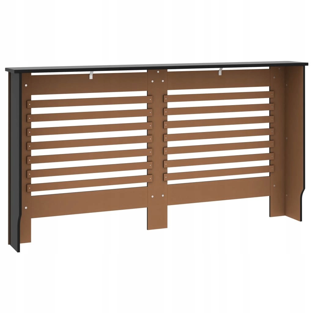 OSŁONA NA KALORYFER, CZARNA, 152X19X81 CM, MDF Rodzaj produkt gotowy