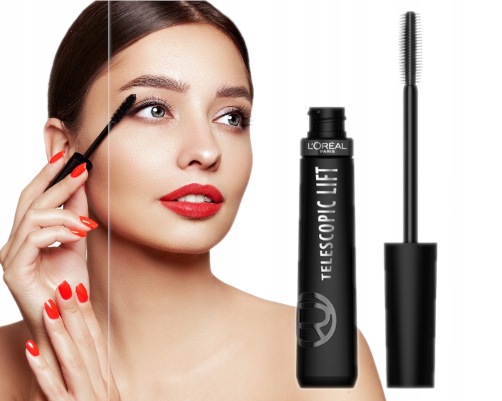 2XMASKARA Černá Prodlužující Řasenka L'Oréal Paris Telescopic Lift