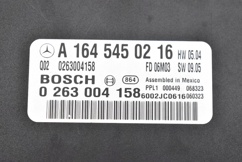 Centralina modulo parcheggio PDC A1645450216 MERCEDES ML W164 05-08