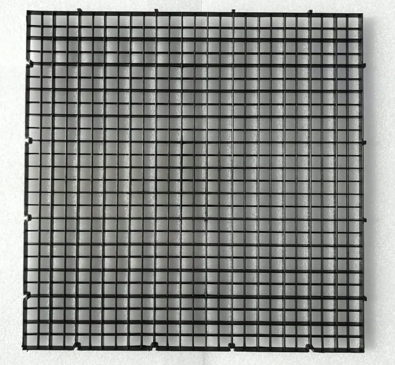 KRATKA RASTROWA KOMPLET 60 x 60 CM CZARNA