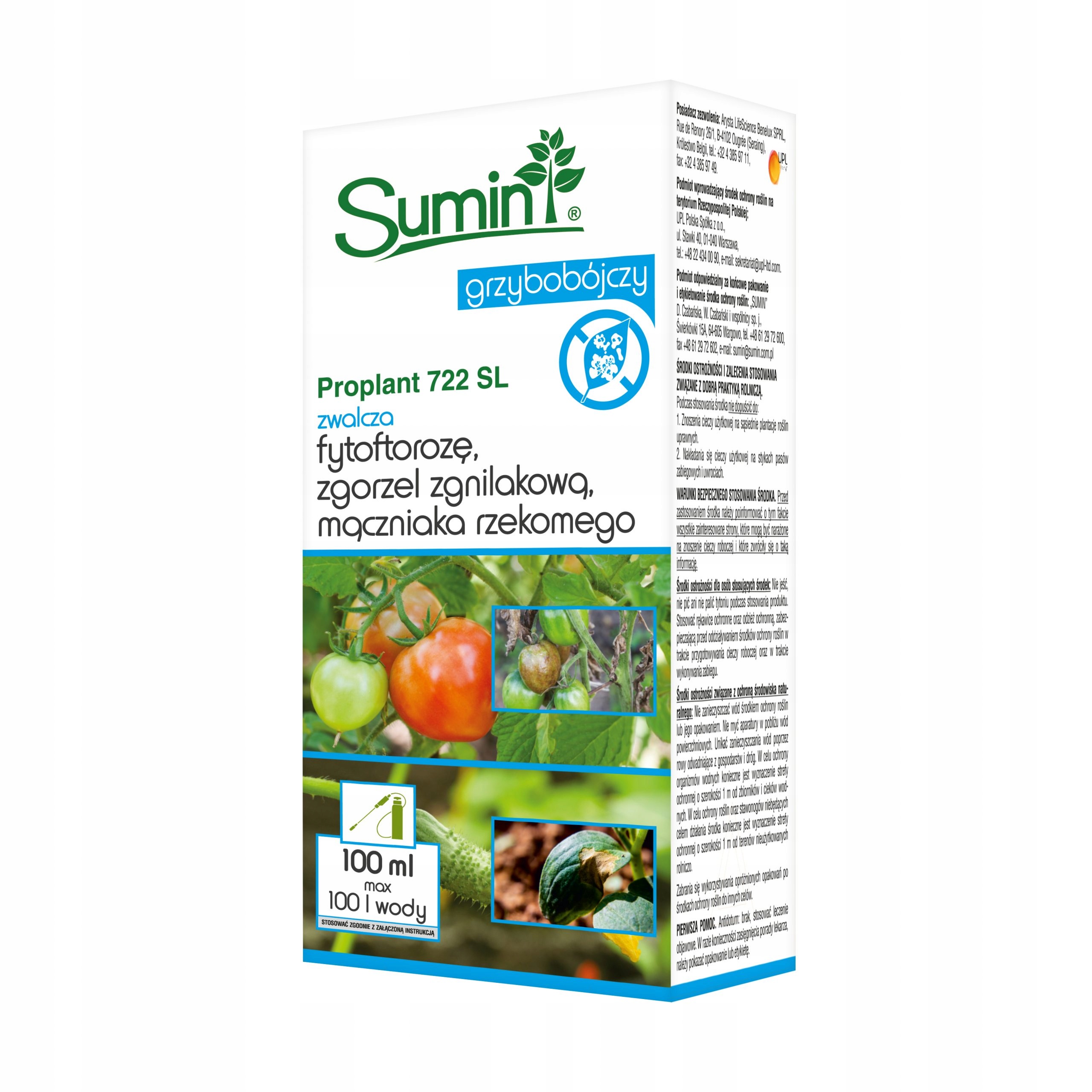 

Proplant 722 Sl Choroby Grzybowe Sumin 100 ML