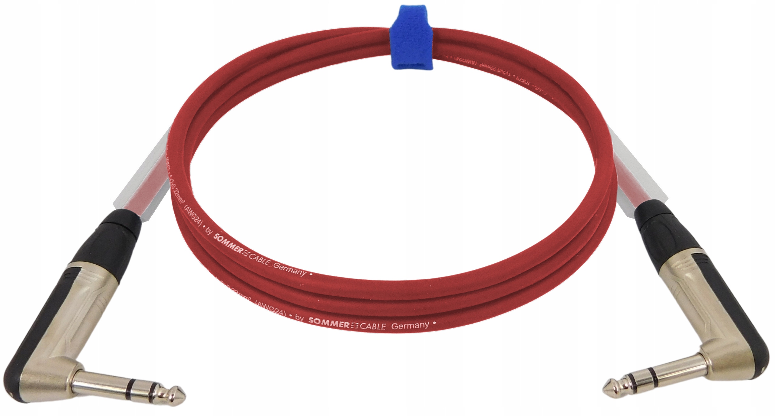 Kabel Sommer Stage Jack 6,3mm Roxtone Stereo 1m
