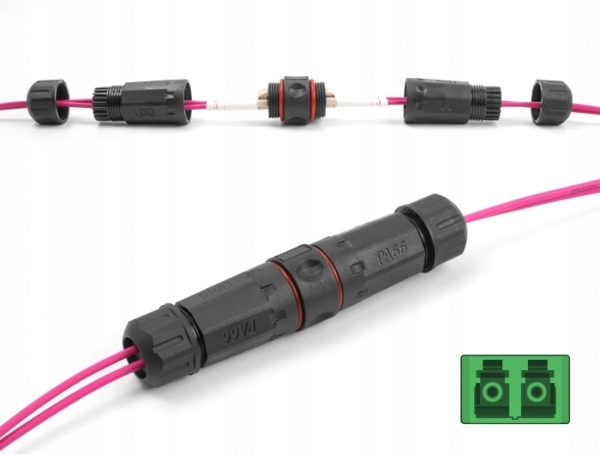 Delock 87879 fiber optic cable connector LC-D to L