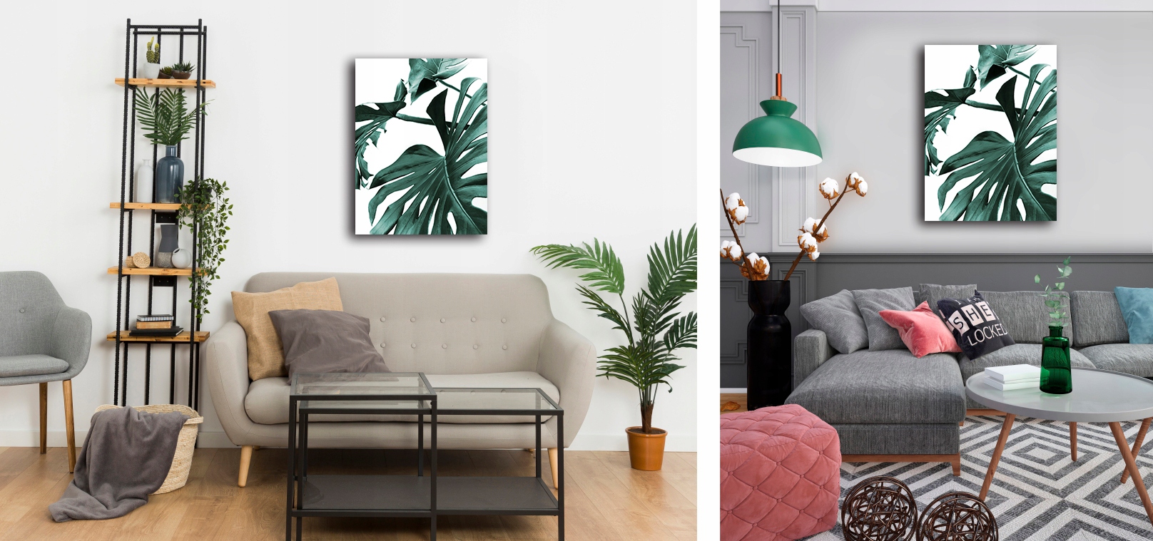 LIŚCIE MONSTERA plakat 21x30 cm wydruk obraz #138 Nazwa LIŚCIE MONSTERA
