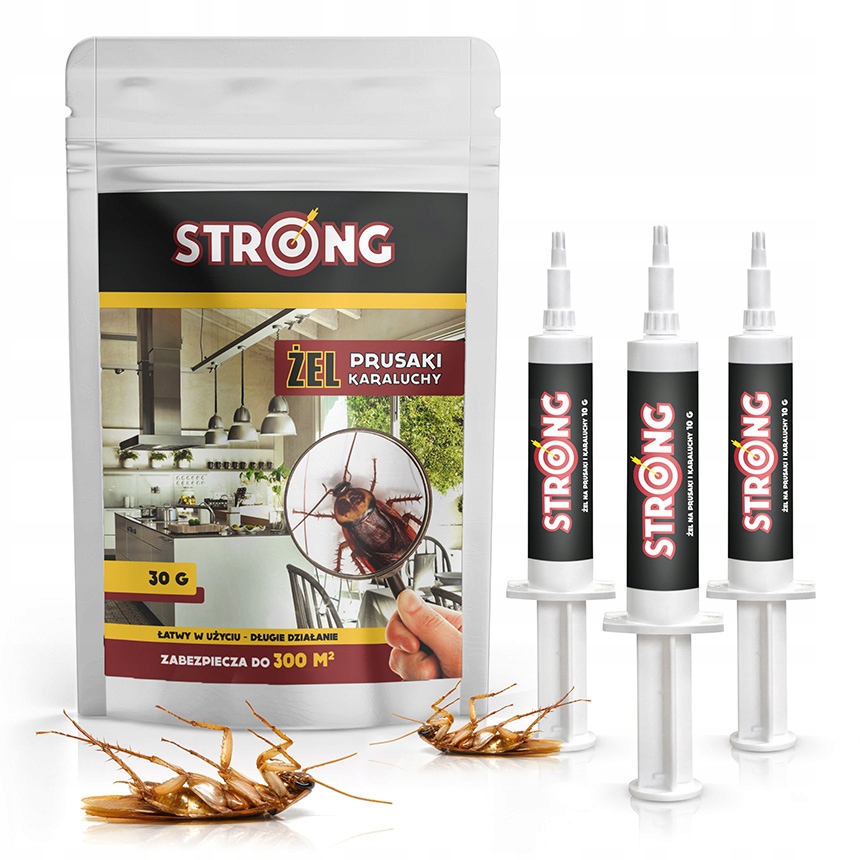 Żel Na Prusaki Środek Na Karaluchy Trutka Pasta Strong Imidachlopryd 30 G