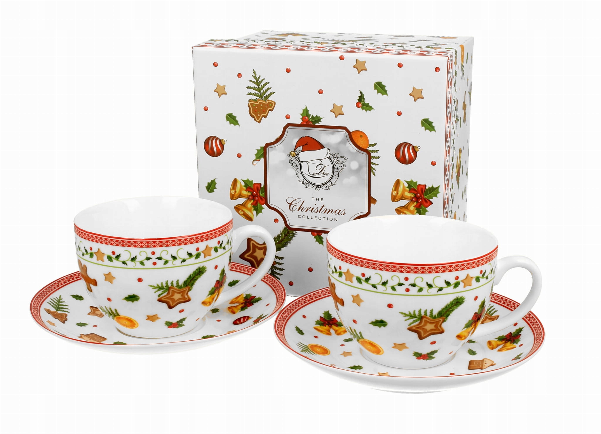 

Filiżanki ze spodkami 280 kpl 2 szt Słodkie Święta