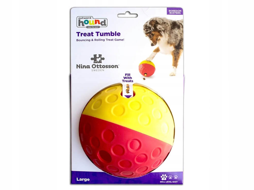 

Nina Ottosson Dog Treat Tumble na przysmaki L 13cm