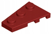 

Lego 43723 skrzydło lewe 3x2 c. czerwony 1 szt N