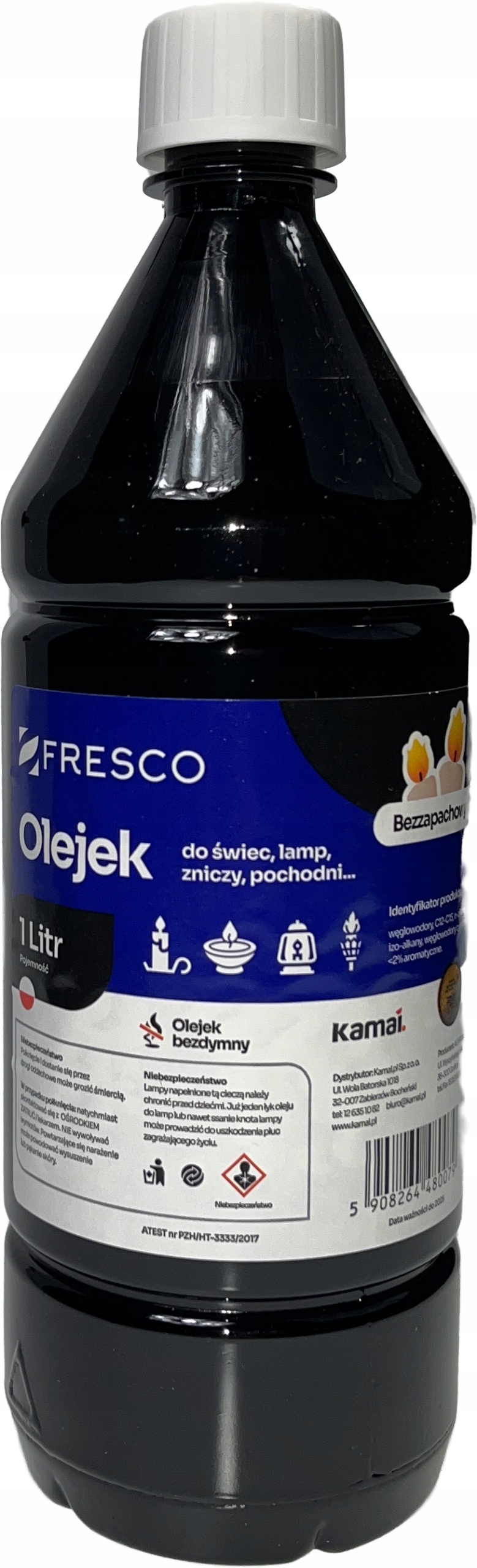 PALIWO OLEJ DO LAMP ŚWIEC BEZZAPACHOWY 1L KAMAI Marka Fresco