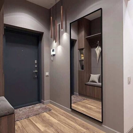 LUSTRO CZARNE LOFT 70x50 PROSTOKĄT ALUMINIUM EAN (GTIN) 5902308341012