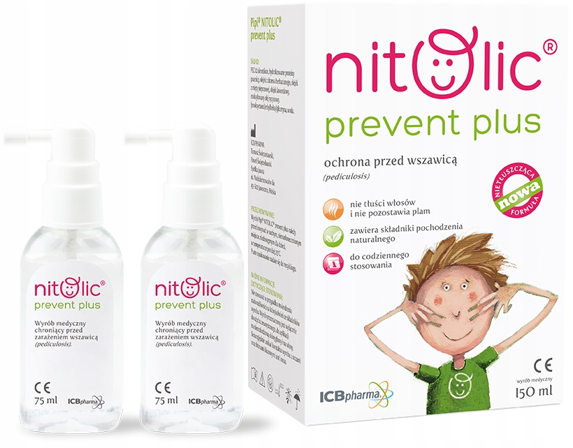 

Pipi Nitolic Prevent Plus wszawica spray 150 ml