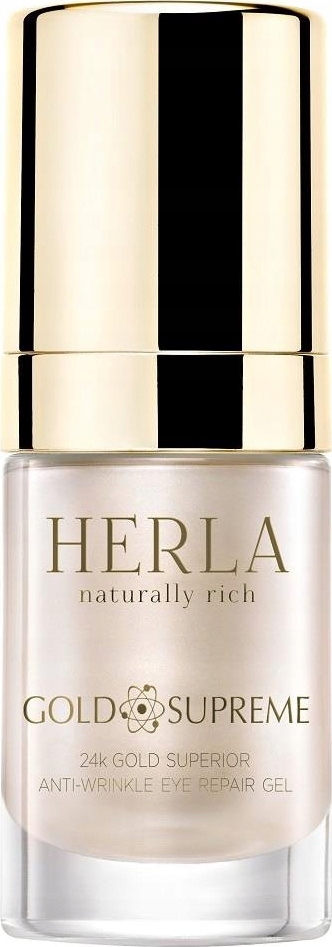 HERLA GOLD SUPREME 24k żel pod oczy 15ml SPF brak