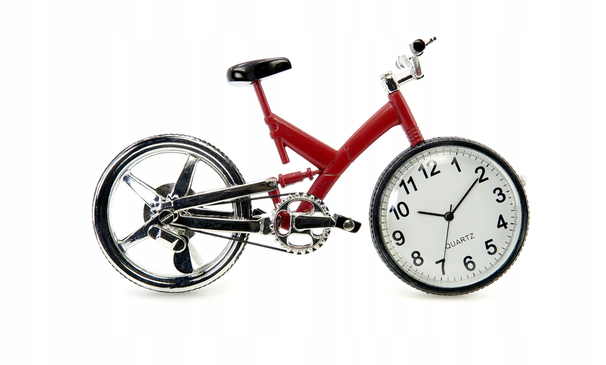 

Zegarek rower czerwony dla rowerzyty bateria