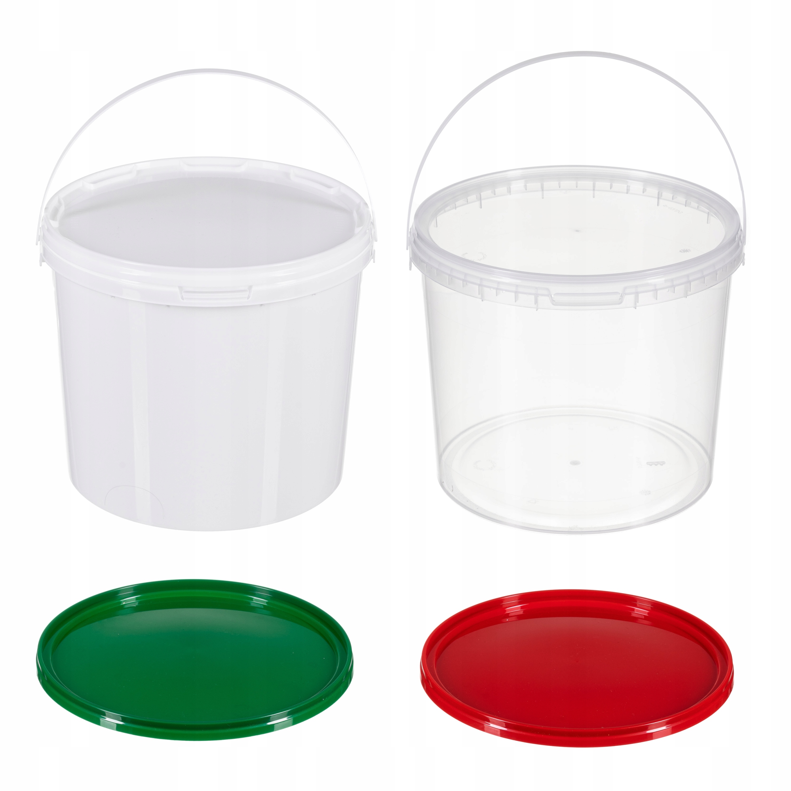 

Wiadro Wiaderko Plastikowe Z Pokrywką 5L Komplet!