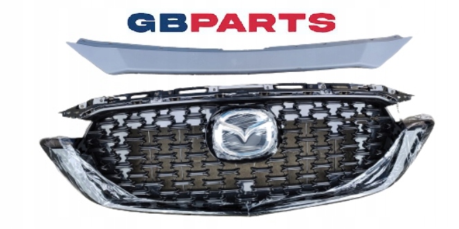 GRILL KOMPLETNY CZARNE LISTWY MAZDA CX5 2022-