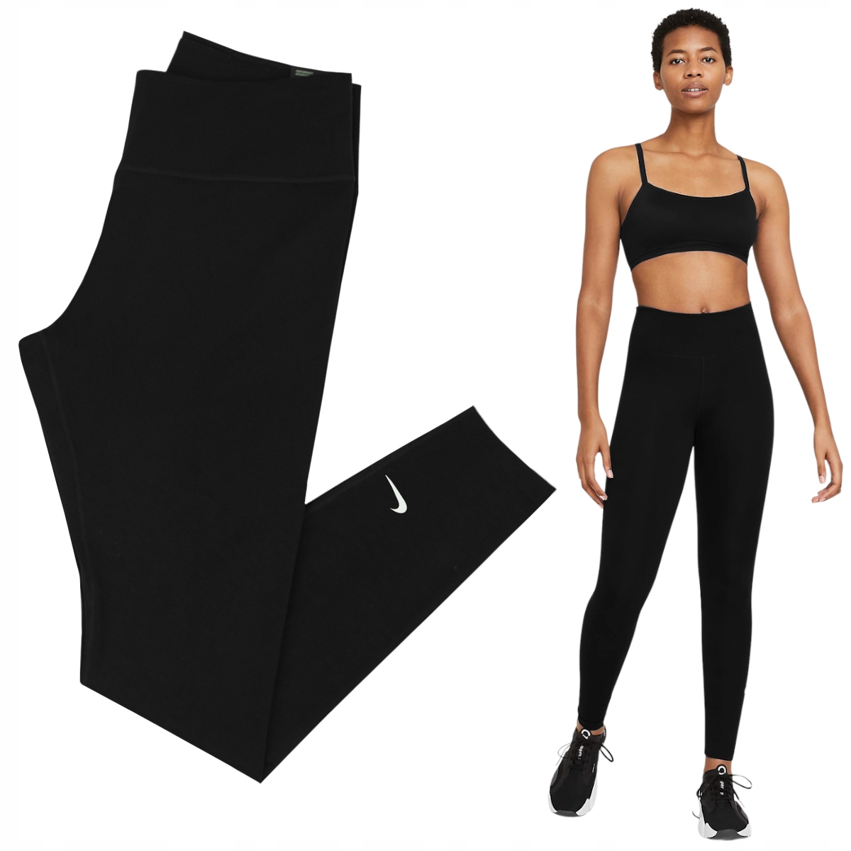 

Legginsy Damskie Getry Nike Treningowe Sport S