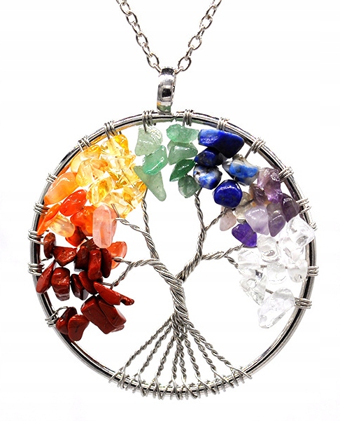 

Naszyjnik Drzewko Życia Szczęścia Minerały Amulet