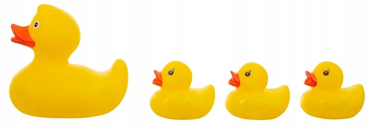 AKUKU ZABAWKI DO KĄPIELI KĄPIELOWE KACZUSZKI x4 EAN (GTIN) 5907644001620