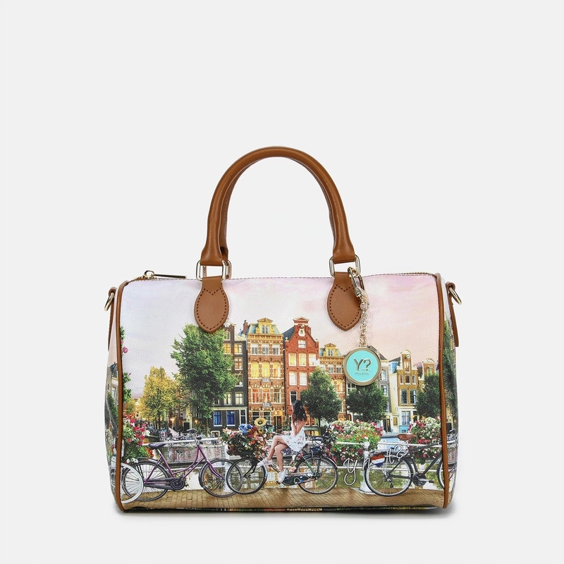 Dámská kabelka kufřík -ynot YES-S318S5 Flower River
