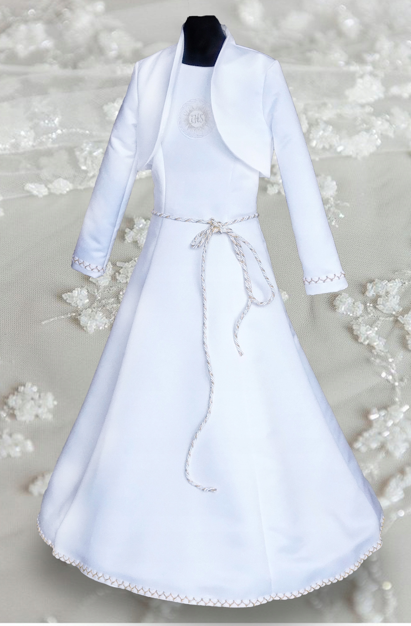 Alba komunijna sukienka IRMA lamówka bolerko 128 Marka Inna marka