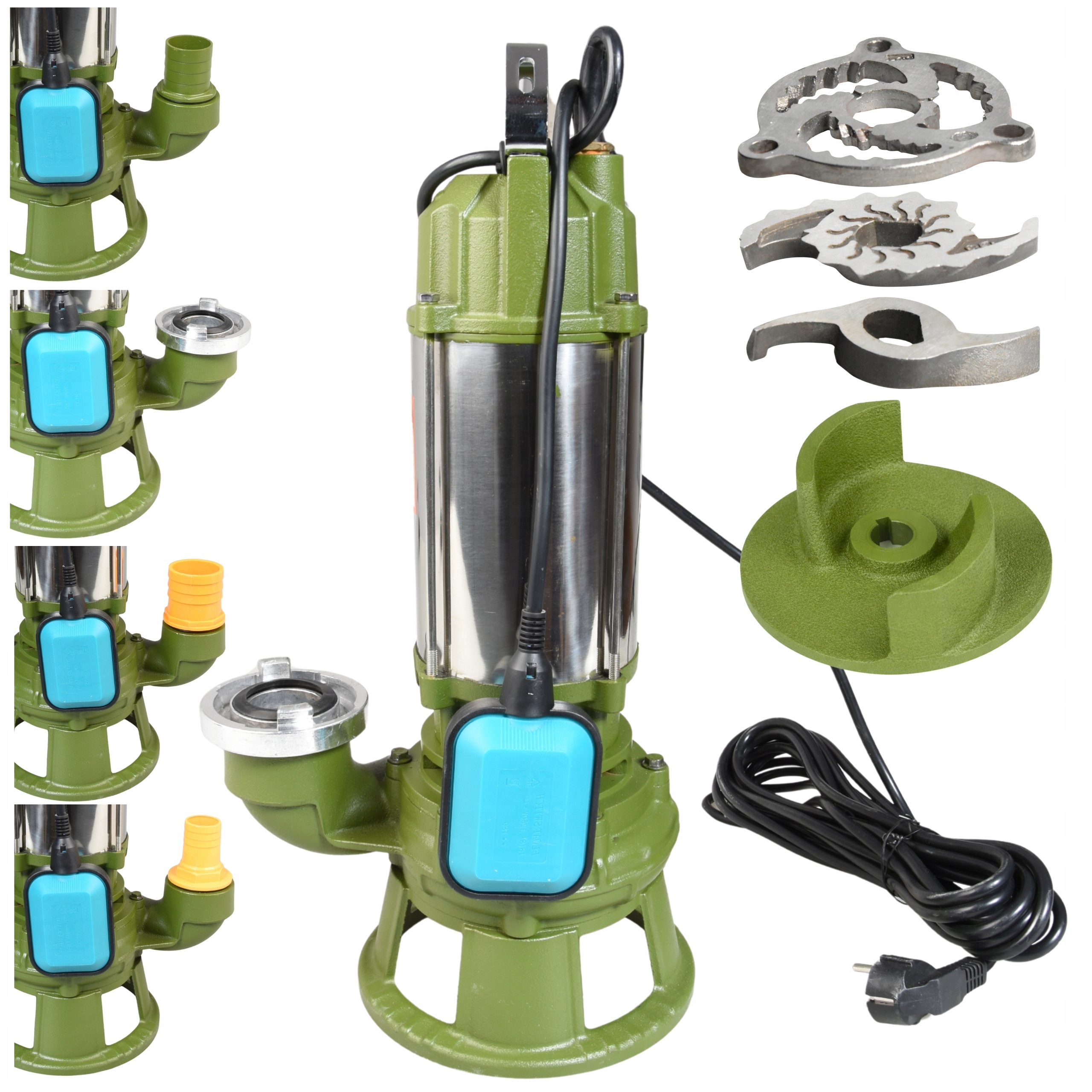 Ponorná pumpa Moro 1500 s drvičom a Soft Startom na špinavú vodu