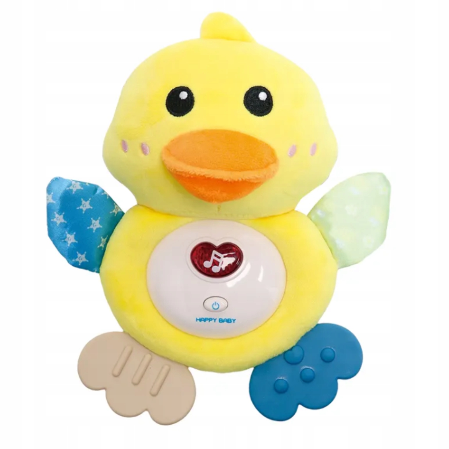 PLUSZOWA KACZUSZKA USYPIANKA MASKOTKA SZUMIĄCA SENSORYCZNA GRYZAK KACZKA Rodzaj przytulanki