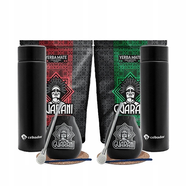 Levně Sada Yerba Mate Guarani Led termoska, tykva a bombilla 2x500 g 1 kg