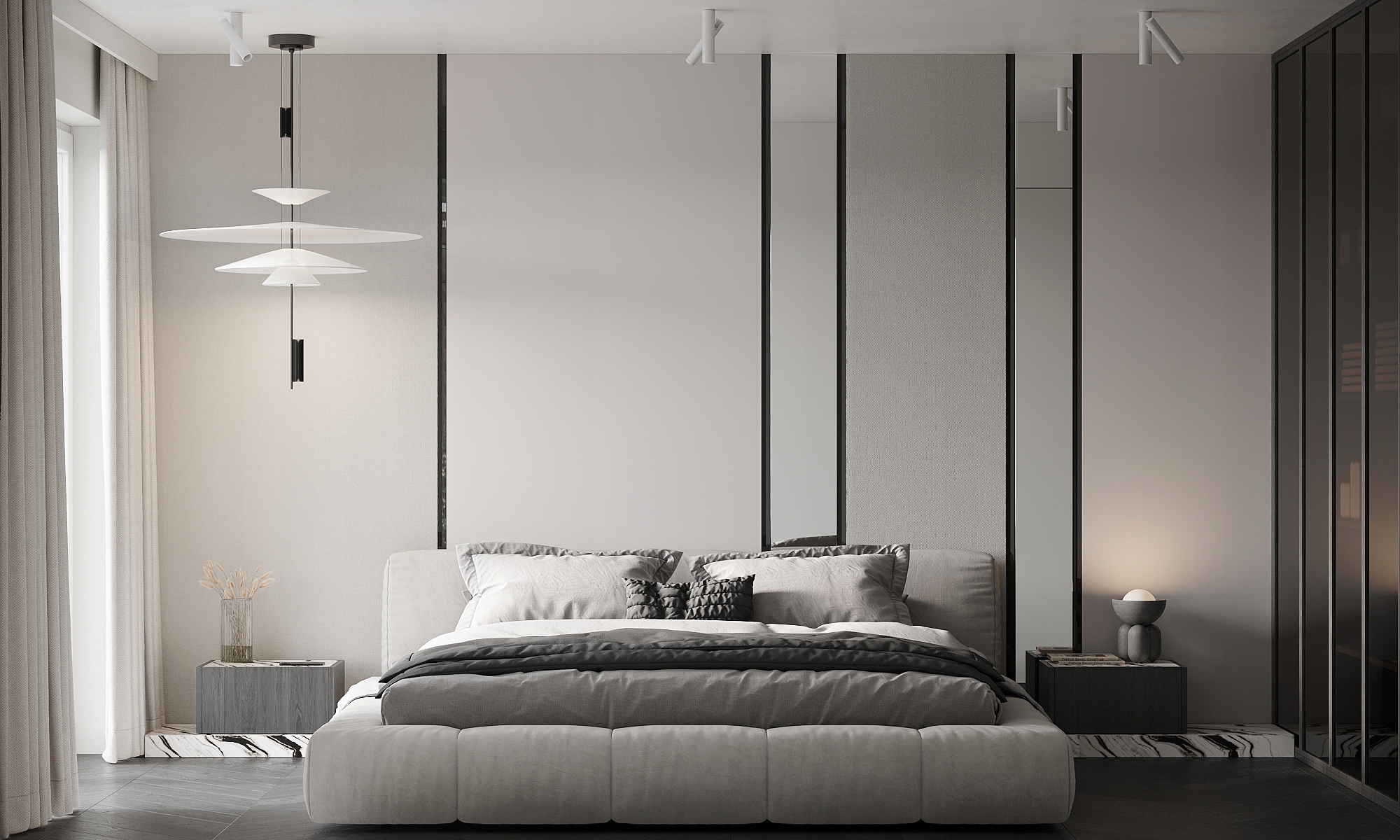 LISTWA DEKORACYJNA PŁASKA CZARNY MAT 3 x 270cm Grubość 0.8 mm