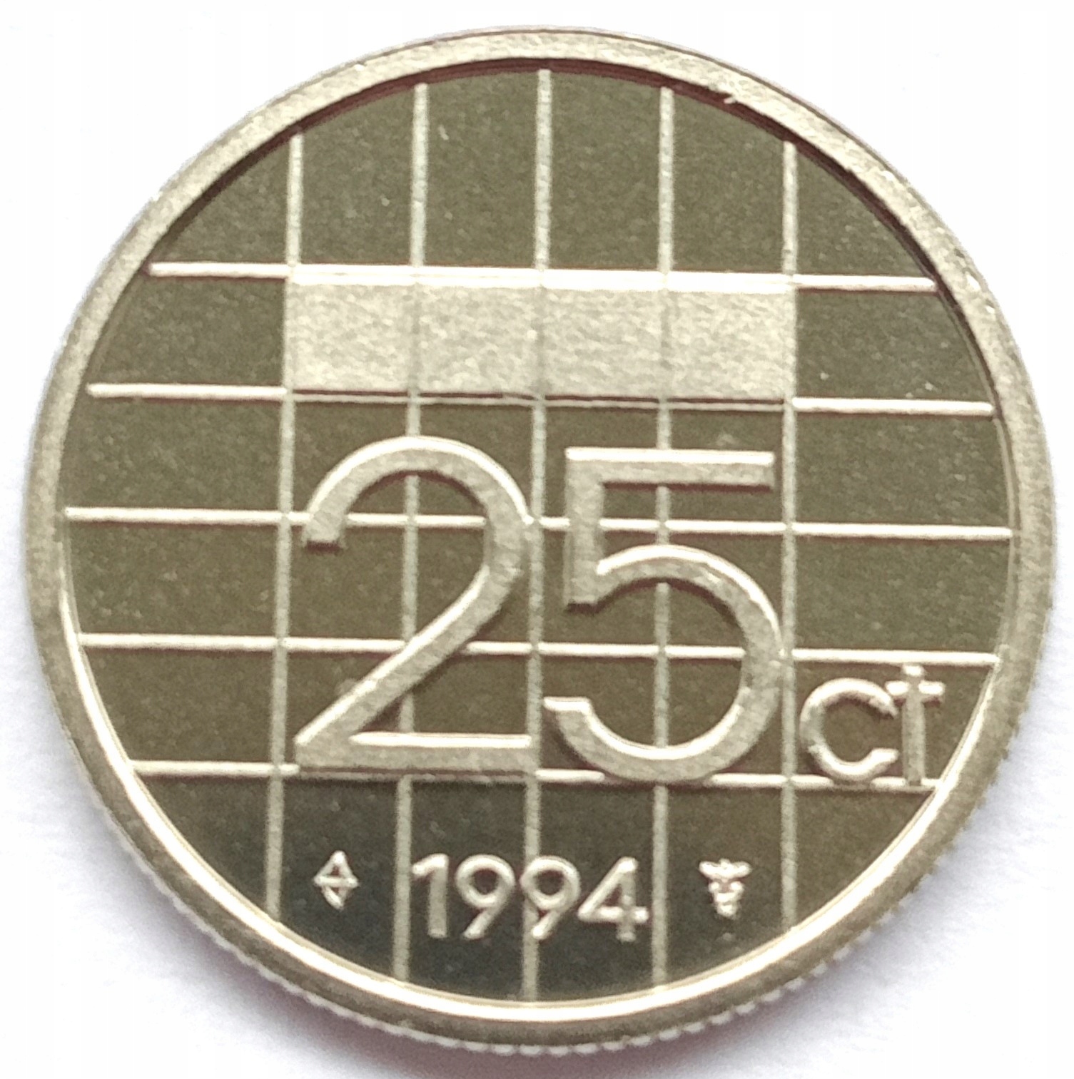 Holandia 25 Cent 1994 Mennicza (UNC)