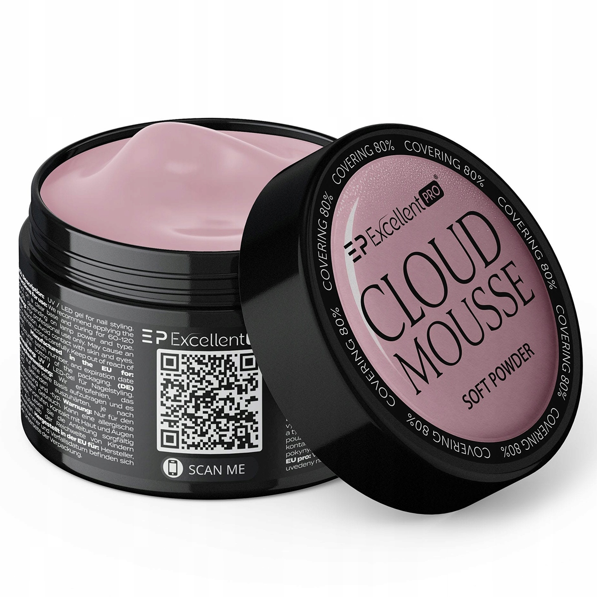 Excellent PRO żel CLOUD MOUSSE 50g SOFT POWDER