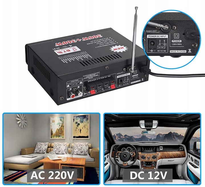 Wzmacniacz bedee BT-298A Marka bez marki