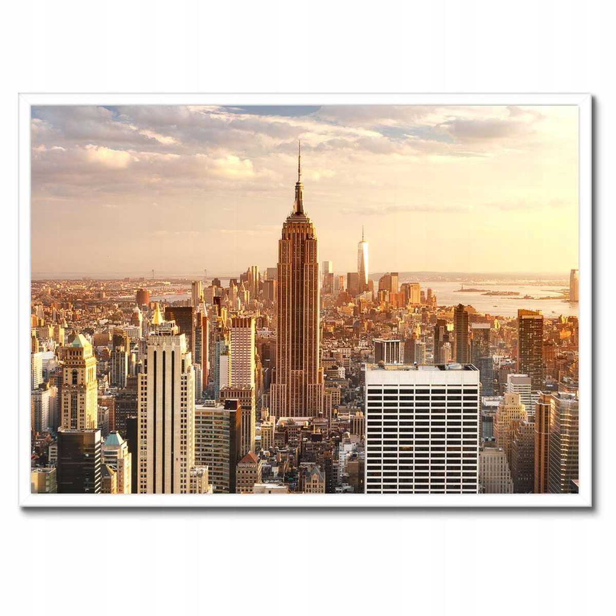 Plakáty v rámu 70x50 New York Pohled shora